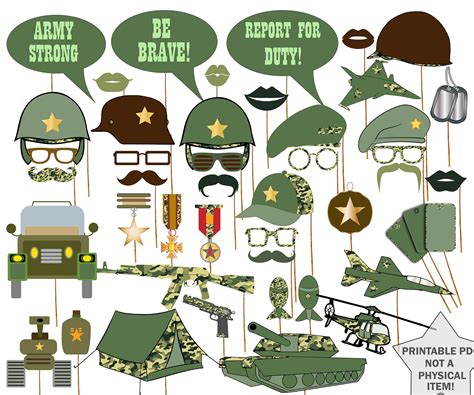 photo frame party prop|military photo booth props.